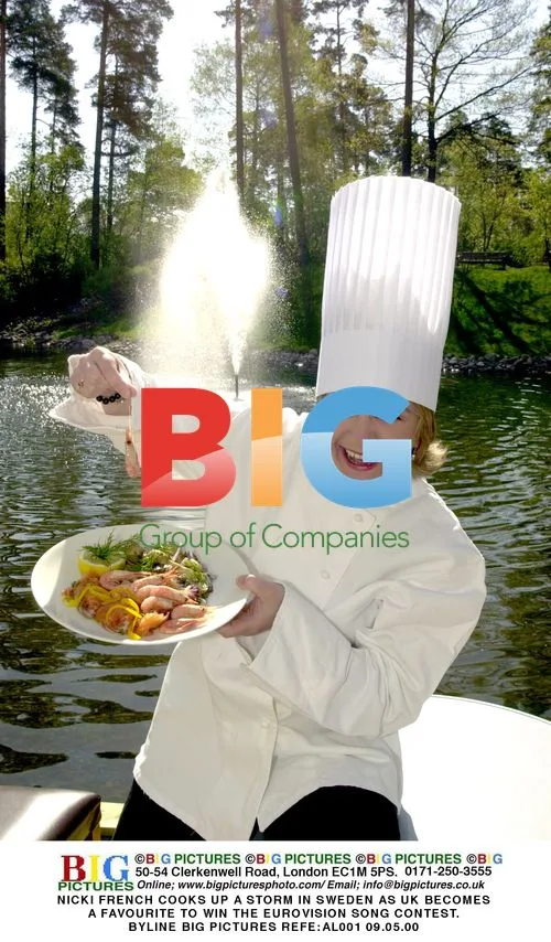 Nicki French Cooks in Sweden Ahead of Eurovision