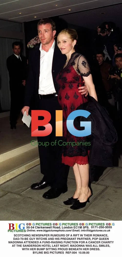 Madonna and Guy Ritchie at charity event