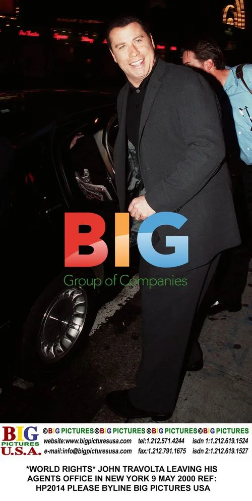 John Travolta Leaving Agent's Office