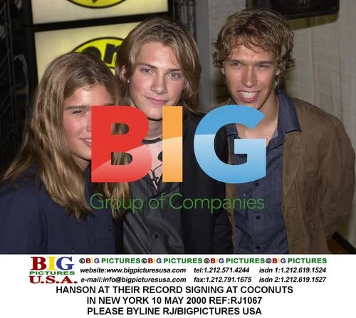 HANSON at Coconuts record signing in New York