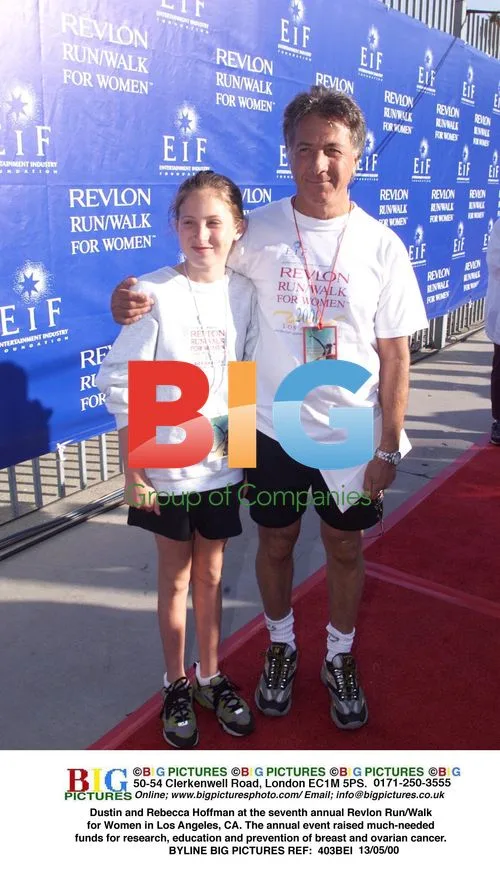 Dustin and Rebecca Hoffman at Revlon Run/Walk in LA