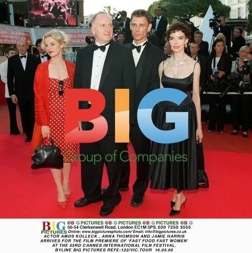 Amos Kolleck, Anna Thomson, Jamie Harris at 'Fast Food' Premiere