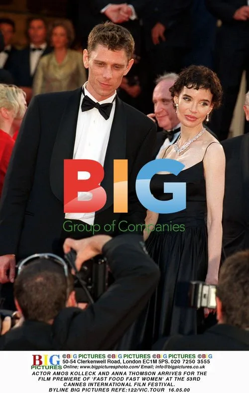 ACTOR AMOS KOLLECK AND ANNA THOMSON AT CANNES FILM FESTIVAL
