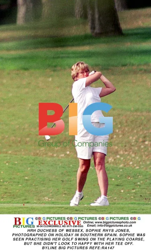 Duchess of Wessex Golfing in Spain