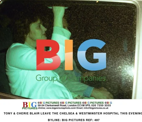 Tony & Cherie Blair Leave Chelsea & Westminster Hospital