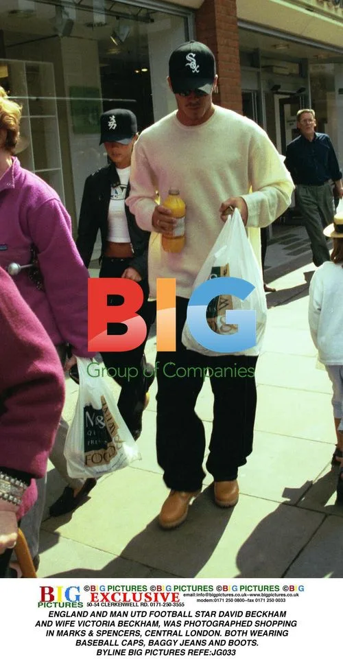 David and Victoria Beckham Shopping in London