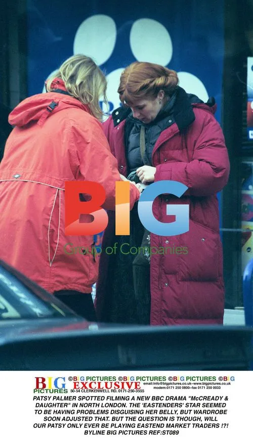 PATSY PALMER FILMING BBC DRAMA