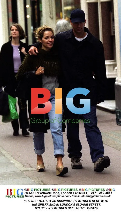 David Schwimmer with Girlfriend in London