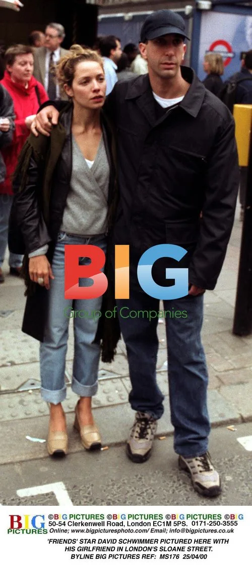 David Schwimmer with Girlfriend in London