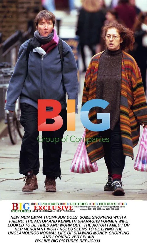 Emma Thompson Shops with Friend