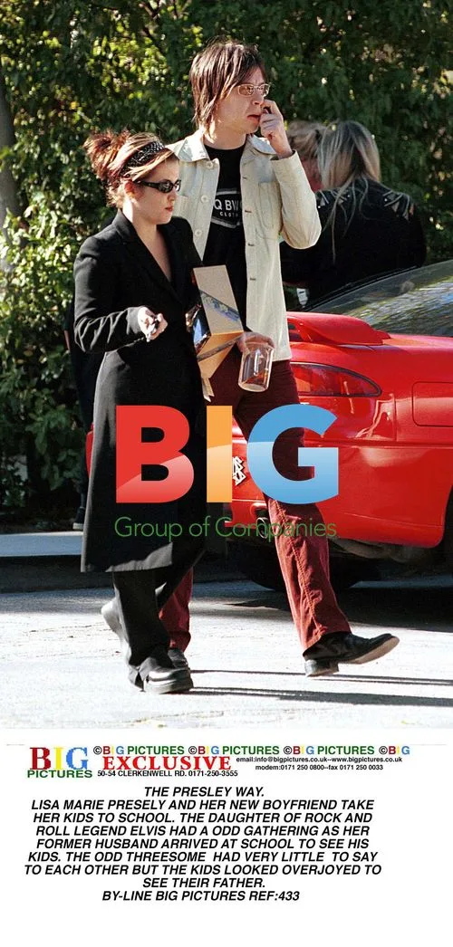 Lisa Marie Presley's School Drop-Off