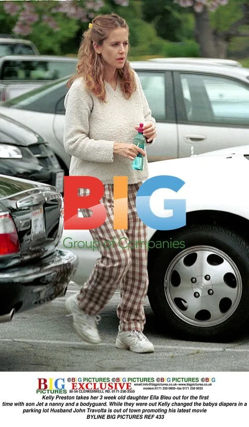 Kelly Preston out with newborn daughter Ella Bleu