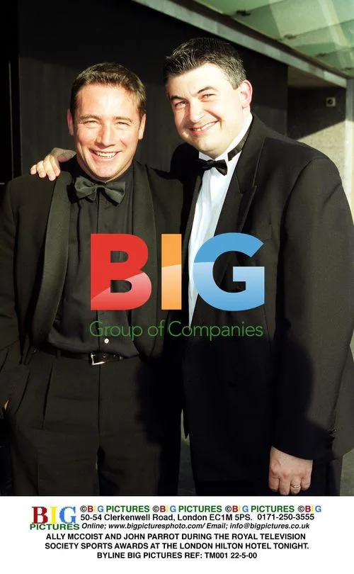 Ally McCoist and John Parrot at RTS Sports Awards
