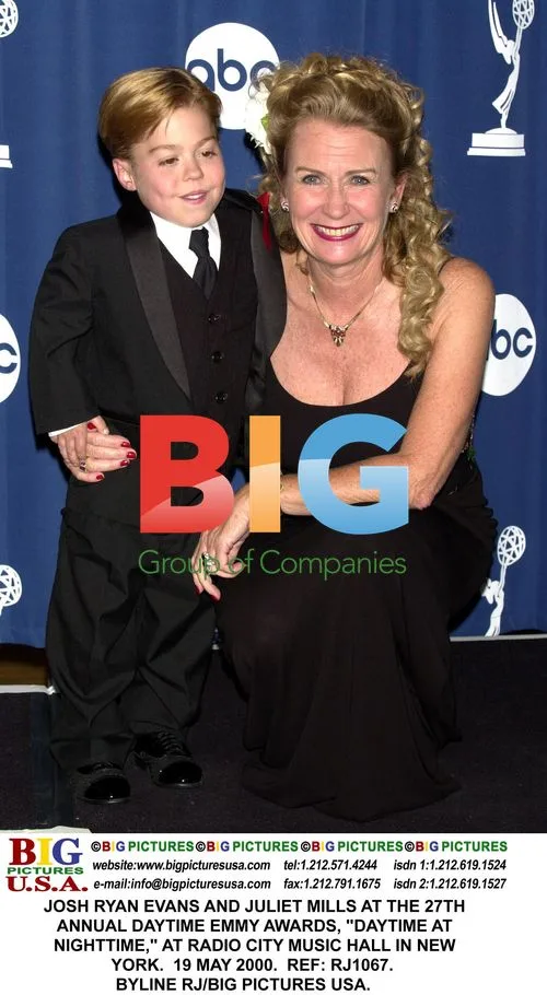 Josh Ryan Evans and Juliet Mills at Daytime Emmys