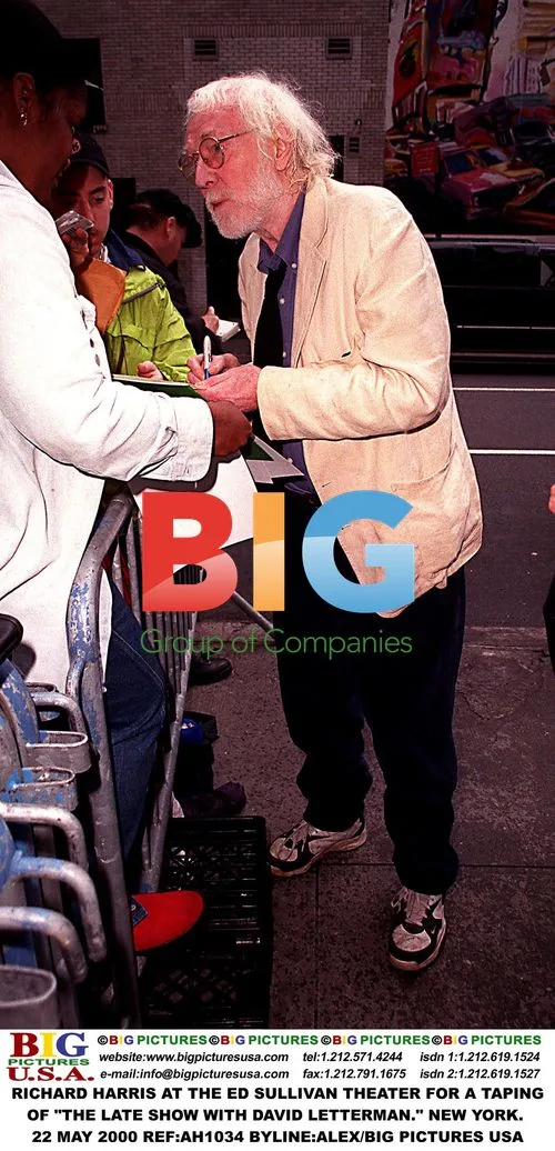 RICHARD HARRIS at THE LATE SHOW