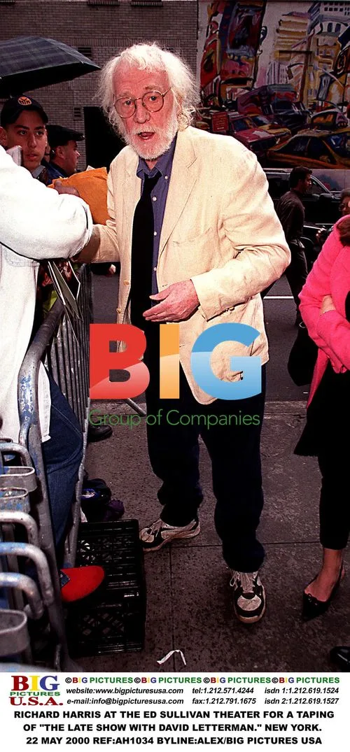 RICHARD HARRIS at "The Late Show"