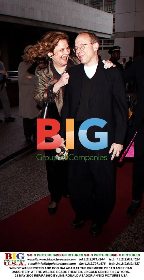 Wendy Wasserstein and Bob Balaban at "An American Daughter" Premiere