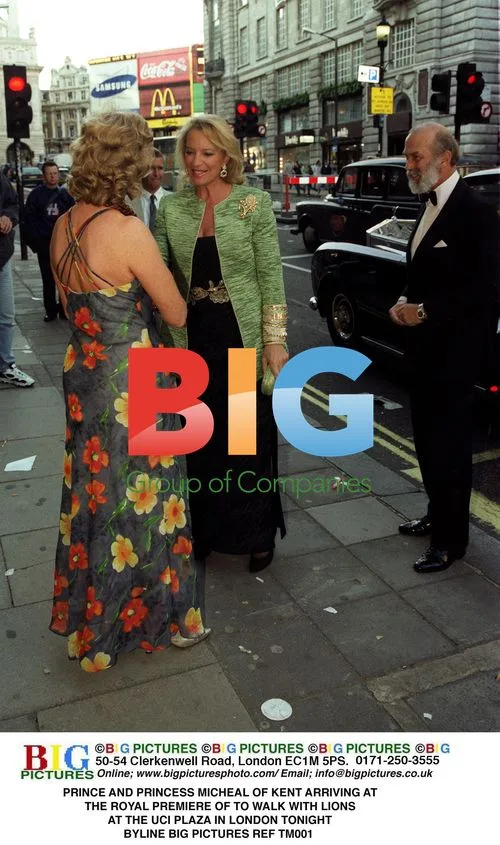 PRINCE AND PRINCESS MICHEAL OF KENT AT ROYAL PREMIERE