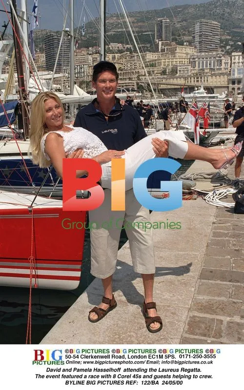 David and Pamela Hasselhoff at Laureus Regatta