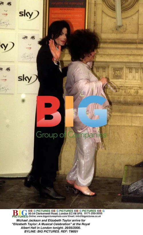 Michael Jackson and Elizabeth Taylor at Royal Albert Hall