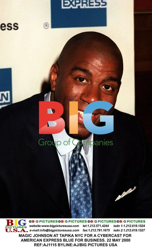 Magic Johnson at Tapika NYC for AmEx event