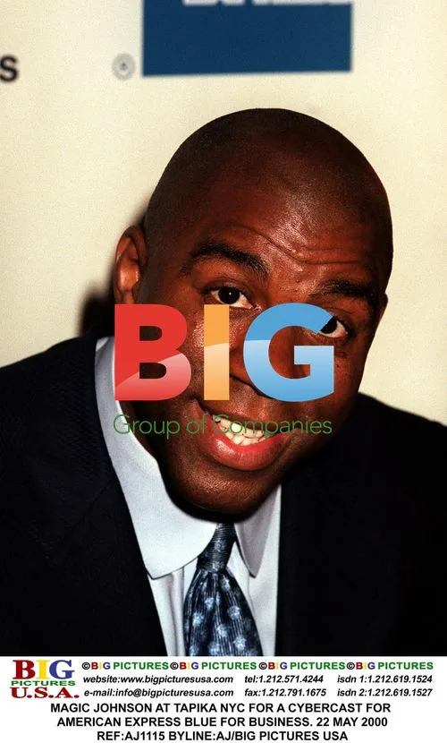 Magic Johnson at Tapika NYC for American Express event