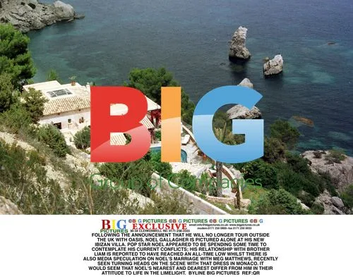 Noel Gallagher Contemplates at Ibizan Villa