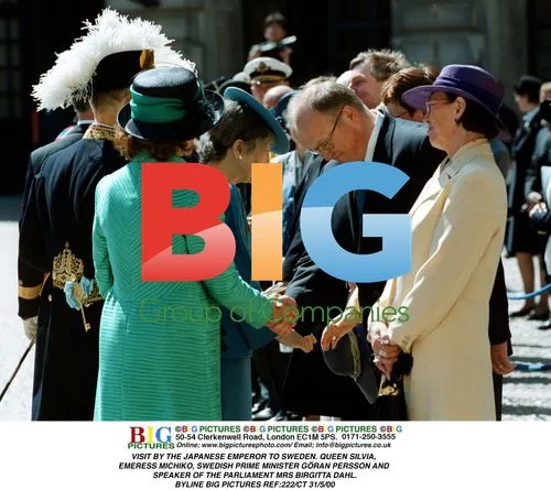 Japanese Emperor Visits Sweden