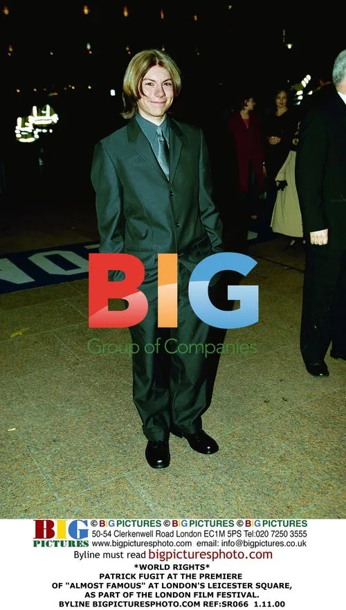 Patrick Fugit at London Premiere of "Almost Famous"