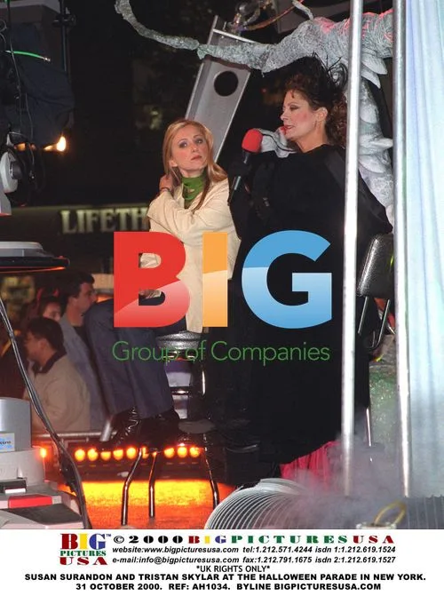 Susan Sarandon and Tristan Skylar at Halloween Parade