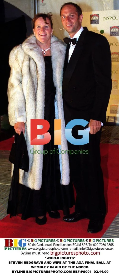 Steven Redgrave and Wife at AXA Final Ball