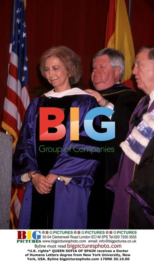 Queen Sofia receives honorary degree in NYC
