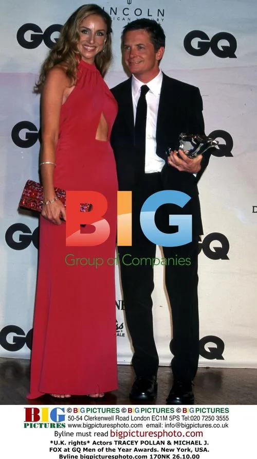TRACEY POLLAN & MICHAEL J. FOX at GQ Men of the Year Awards