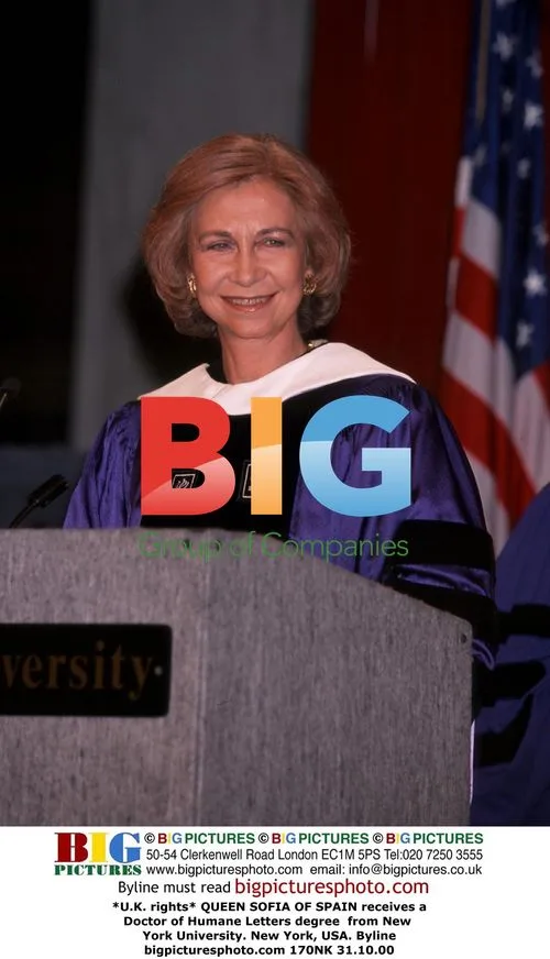 Queen Sofia receives honorary degree from NYU