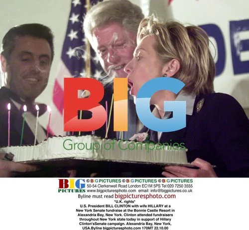 Bill and Hillary Clinton at NY Senate fundraiser