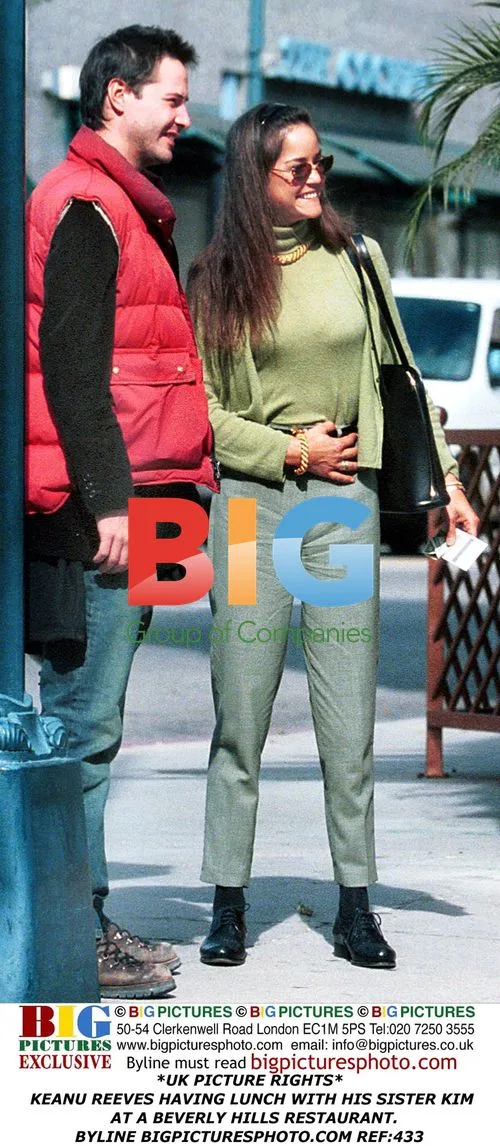 Keanu Reeves Lunching with Sister in Beverly Hills
