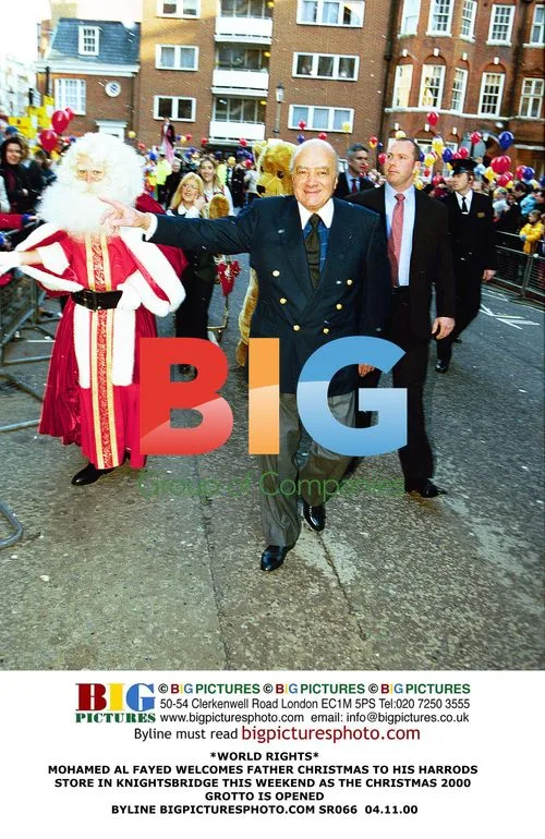 Mohamed Al Fayed Welcomes Father Christmas