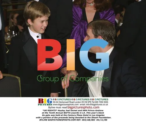 Hayley Joel Osment and Prince Andrew at BAFTA LA Awards