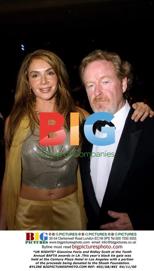 Giannina Facio and Ridley Scott at BAFTA LA Awards