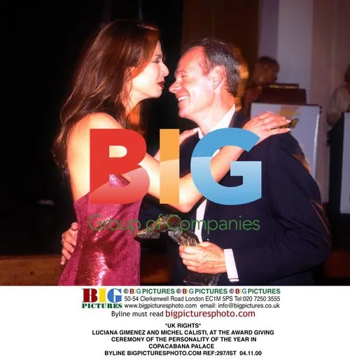 Luciana Gimenez and Michel Calisti at Personality of the Year