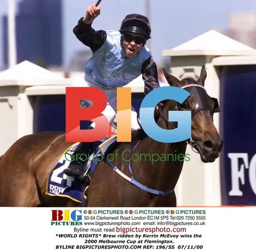 Brew wins 2000 Melbourne Cup