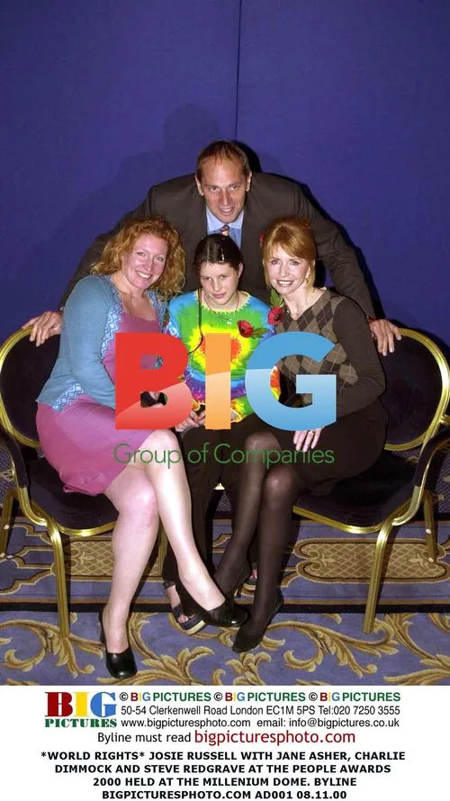 Josie Russell, Jane Asher, Charlie Dimmock and Steve Redgrave at People Awards 2000