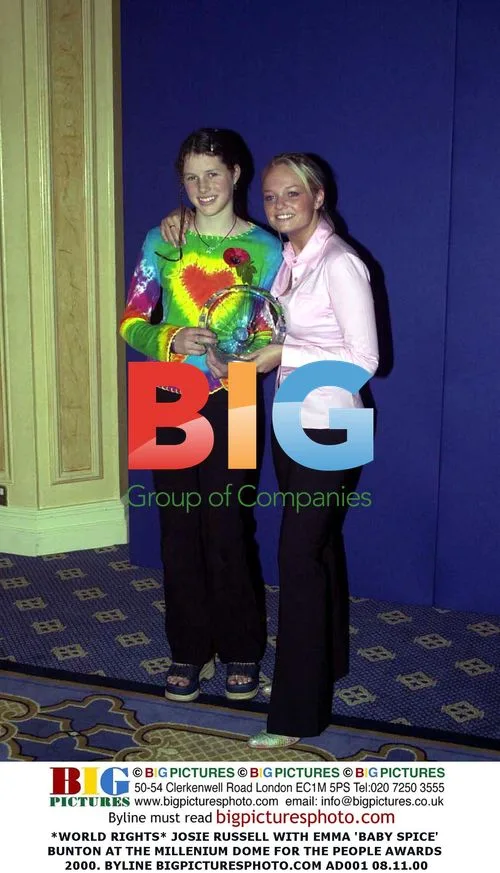 Josie Russell & Emma 'Baby Spice' Bunton at People Awards 2000