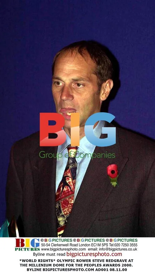 Olympic Rower Steve Redgrave at the Millennium Dome
