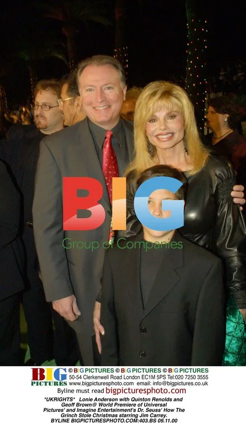 Lonie Anderson, Quinton Renolds, Geoff Brown at Grinch Premiere