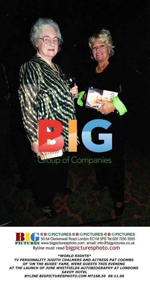Judith Chalmers and Pat Coombs at June Whitfield's Book Launch