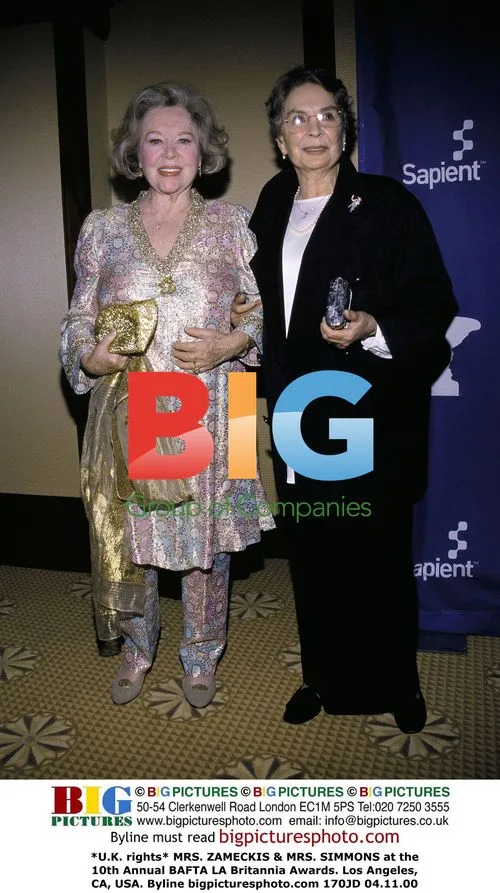 MRS. ZAMECKIS & MRS. SIMMONS at BAFTA LA Britannia Awards