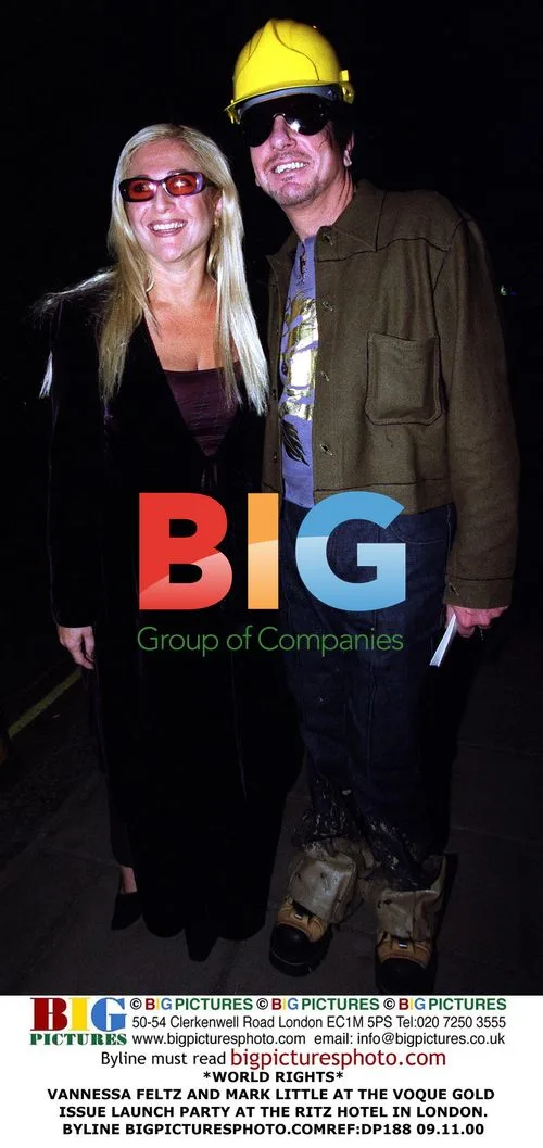 Vannessa Feltz and Mark Little at Vogue Gold Issue party