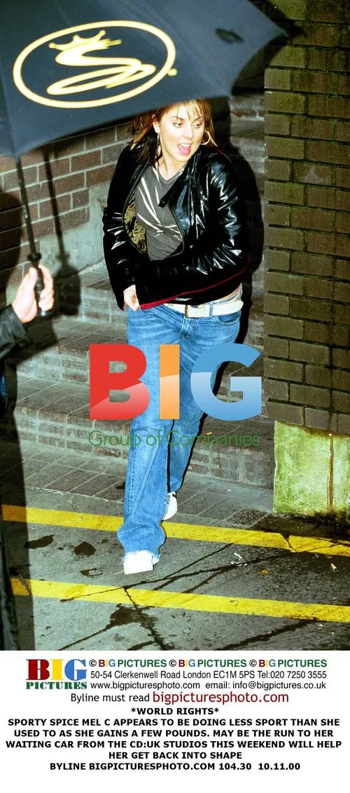 Mel C Spotted Leaving CD:UK Studios