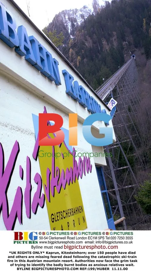 Ski-train fire disaster in Kaprun, Austria